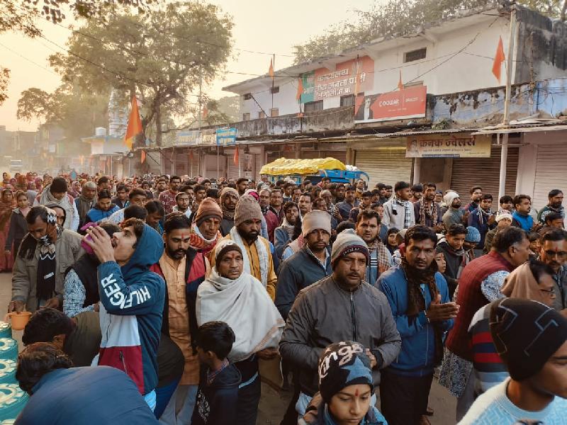 विराट हिंदू सम्मेलन को लेकर नगर सिंगोली में निकली विशाल प्रभातफेरी....हिन्दू समाज में सम्मेलन को लेकर भारी उत्साह